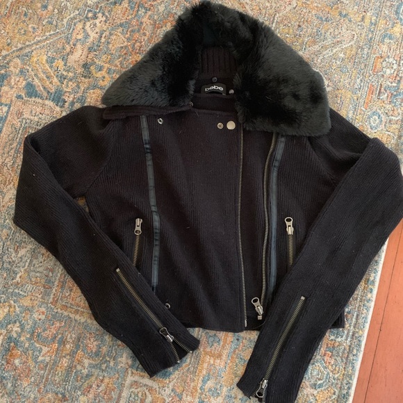 Bebe Moto Sweater Jacket - Picture 2 of 2